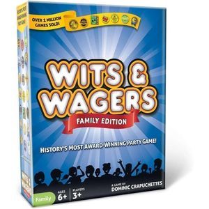 North Star Wits & Wagers Board Game | Family Edition, Kid Friendly Party Game